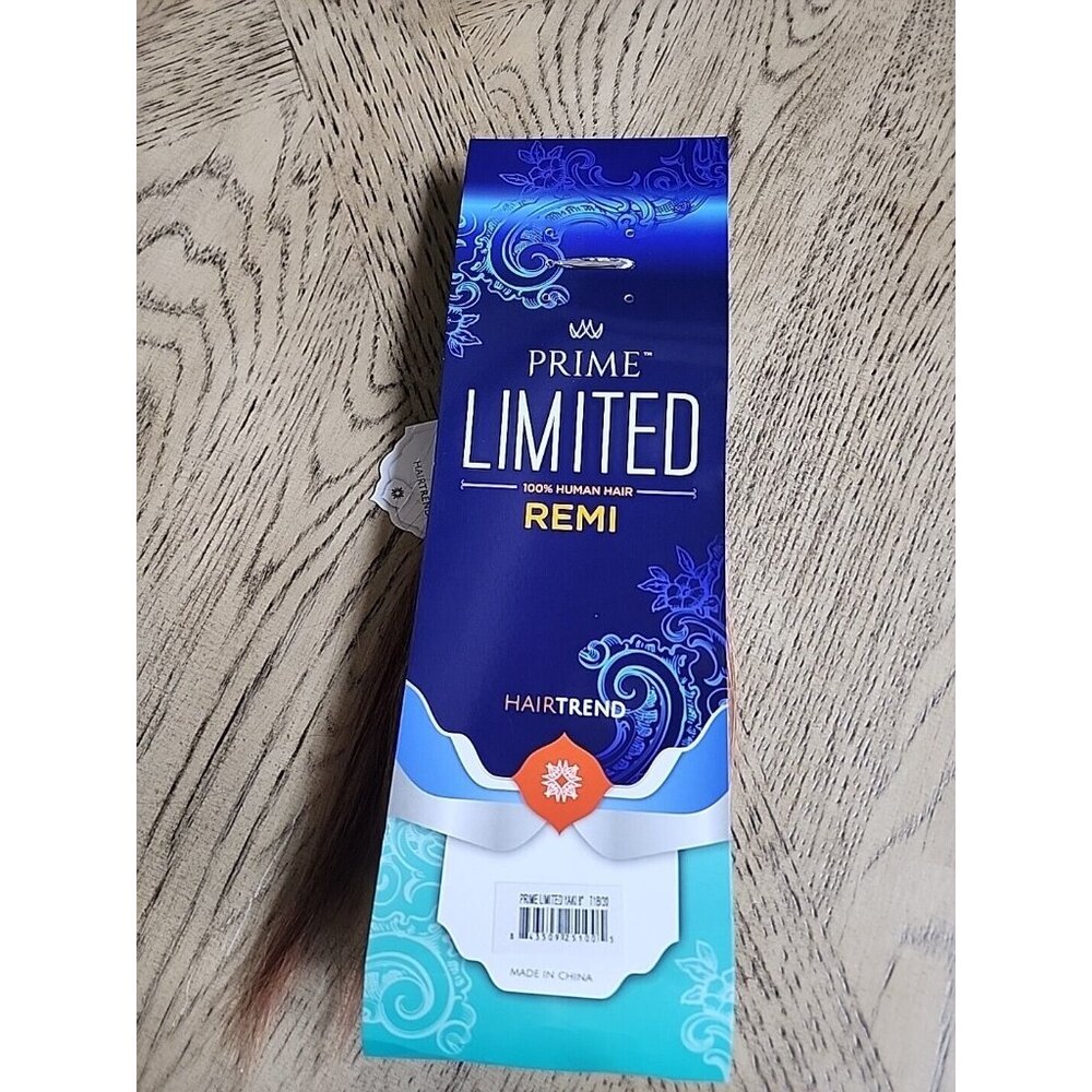 Human Hair Remi Hair Prime Limited 100% Human Hair Yaki 8" T1B/30 NEW